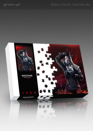 Wiedźmin 3: Dziki Gon - puzzle: Geralt z Rivii